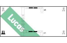 Sada kabelů pro zapalování LUCAS LUC5079