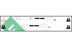 Sada kabelů pro zapalování LUCAS LUC5297