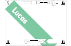 Sada kabelů pro zapalování LUCAS LUC7180