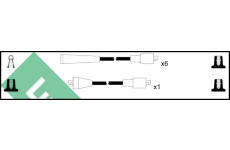 Sada kabelů pro zapalování LUCAS LUC7325
