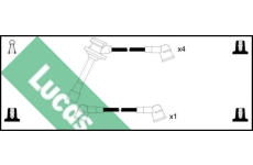 Sada kabelů pro zapalování LUCAS LUC7342