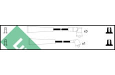 Sada kabelů pro zapalování LUCAS LUC7425