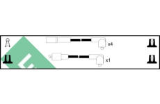 Sada kabelů pro zapalování LUCAS LUC7456