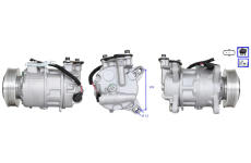 Kompresor, klimatizace LUCAS ACP01152