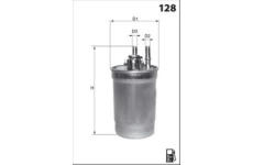 Palivový filtr LUCAS LFDF324