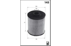 Palivový filtr LUCAS LFDE331