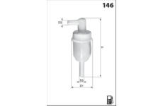 Palivový filtr LUCAS LFDF356