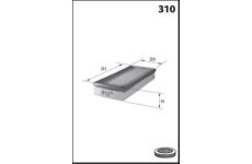 Vzduchový filtr LUCAS LFAF747