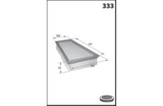 Vzduchový filtr LUCAS LFAF811