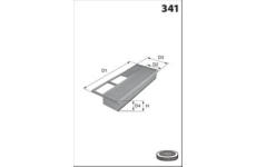 Vzduchový filtr LUCAS LFAF771