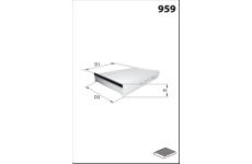 Filtr, vzduch v interiéru LUCAS LFCP383