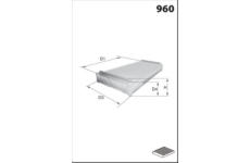 Filtr, vzduch v interiéru LUCAS LFCP118S