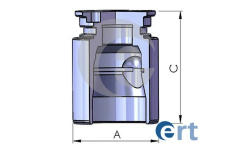 Piest brzdového strmeňa ERT 150766-C