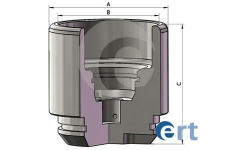 Piest brzdového strmeňa ERT 151454-C