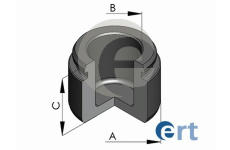 Piest brzdového strmeňa ERT 151601-C