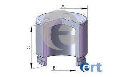 Piest brzdového strmeňa ERT 151740-C