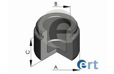 Piest brzdového strmeňa ERT 151747-C
