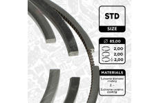 Sada piestnych krúżkov ET ENGINETEAM R1015400