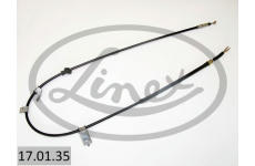 żażné lanko parkovacej brzdy LINEX 17.01.35