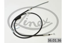 Tažné lanko, parkovací brzda Linex 36.01.36