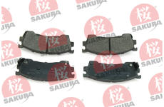 Sada brzdových destiček, kotoučová brzda SAKURA 600-30-3580