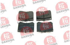 Sada brzdových destiček, kotoučová brzda SAKURA 600-30-3620