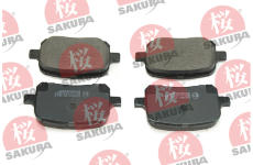 Sada brzdových destiček, kotoučová brzda SAKURA 600-20-3895