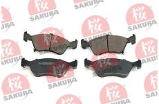 Sada brzdových destiček, kotoučová brzda SAKURA 600-20-3940