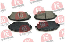 Sada brzdových destiček, kotoučová brzda SAKURA 600-10-4187
