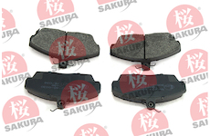 Sada brzdových destiček, kotoučová brzda SAKURA 600-40-8030