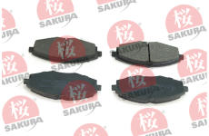 Sada brzdových destiček, kotoučová brzda SAKURA 600-00-8370