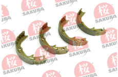 Sada brzdových čelistí, parkovací brzda SAKURA 602-50-4255