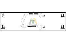 Sada kabelů pro zapalování MOTAQUIP LDRL1216