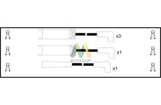 Sada kabelů pro zapalování MOTAQUIP LDRL1320