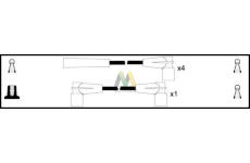 Sada kabelů pro zapalování MOTAQUIP LDRL1326