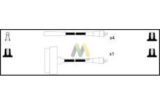 Sada kabelů pro zapalování MOTAQUIP LDRL1339