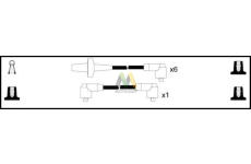 Sada kabelů pro zapalování MOTAQUIP LDRL1423