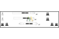 Sada kabelů pro zapalování MOTAQUIP LDRL1430