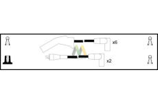 Sada kabelů pro zapalování MOTAQUIP LDRL1732