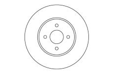 Brzdový kotouč MOTAQUIP LVBD1014Z