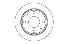Brzdový kotouč MOTAQUIP LVBD1019