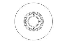 Brzdový kotouč MOTAQUIP LVBD101Z