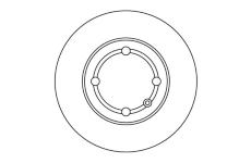 Brzdový kotouč MOTAQUIP LVBD1061Z