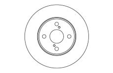 Brzdový kotouč MOTAQUIP LVBD1064Z