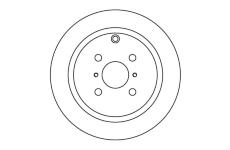 Brzdový kotouč MOTAQUIP LVBD1066