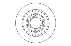 Brzdový kotouč MOTAQUIP LVBD1119Z