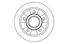 Brzdový kotouč MOTAQUIP LVBD1156Z