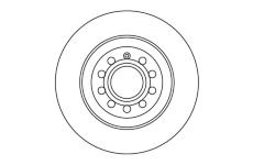 Brzdový kotouč MOTAQUIP LVBD1166Z