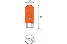 Zárovka, směrové koncové světlo MOTAQUIP LVEB501A