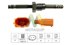 Cidlo, teplota vyfukovych plynu MOTAQUIP LVET417